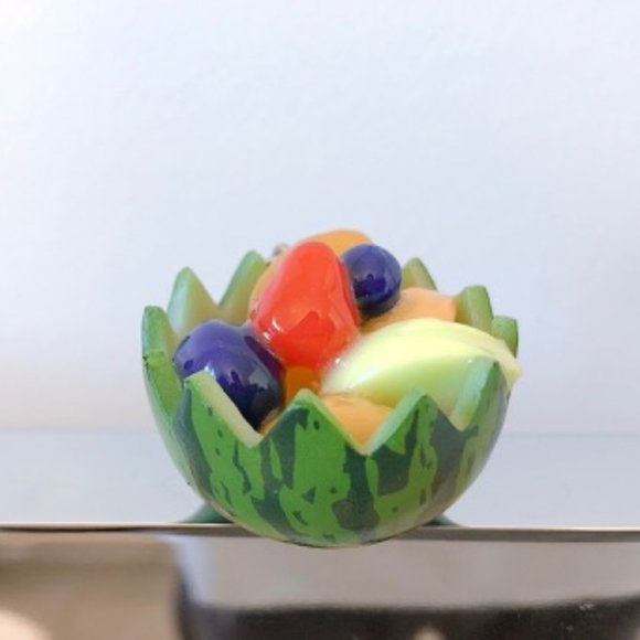 NEW Watermelon Keychain Fruit Keychain Resin - Picture 11 of 14